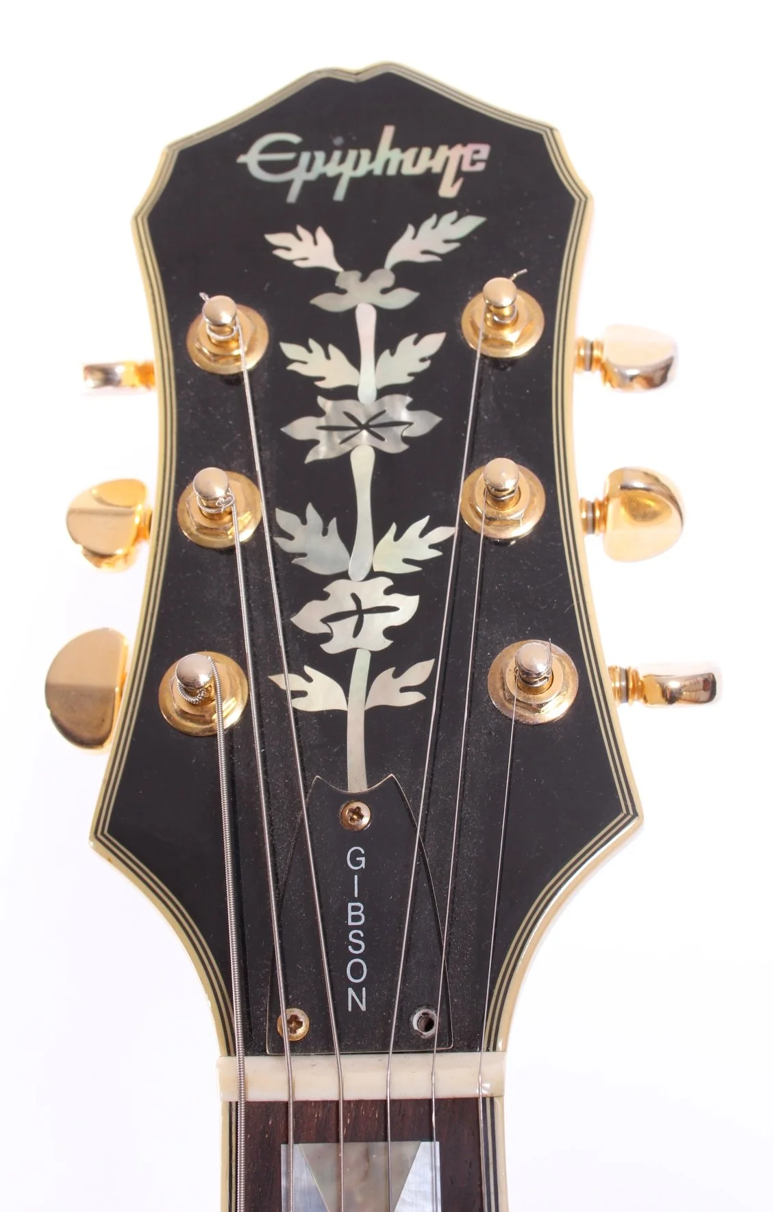 1990s Epiphone Sheraton II vintage white - Image 5