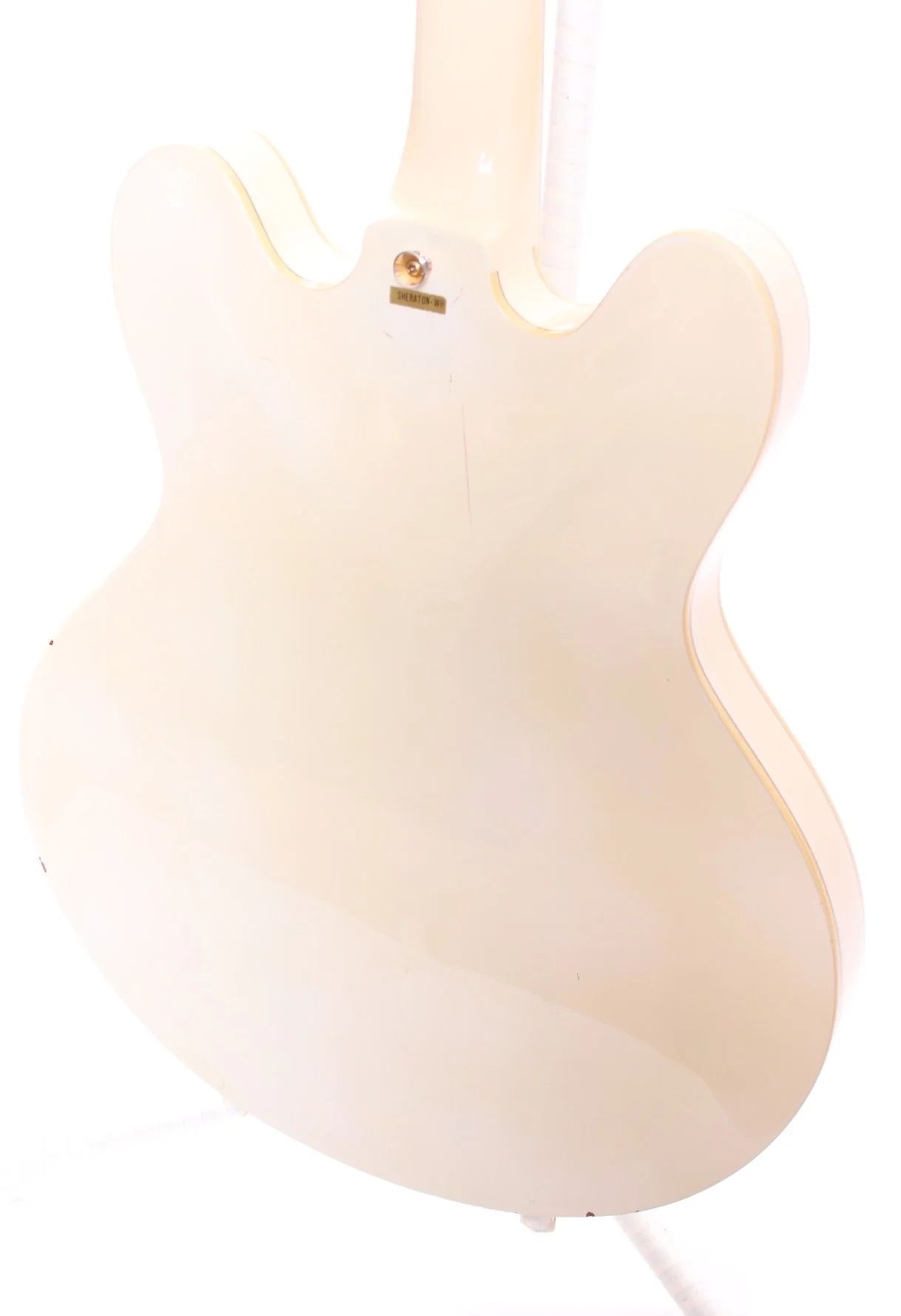 1990s Epiphone Sheraton II vintage white - Image 8