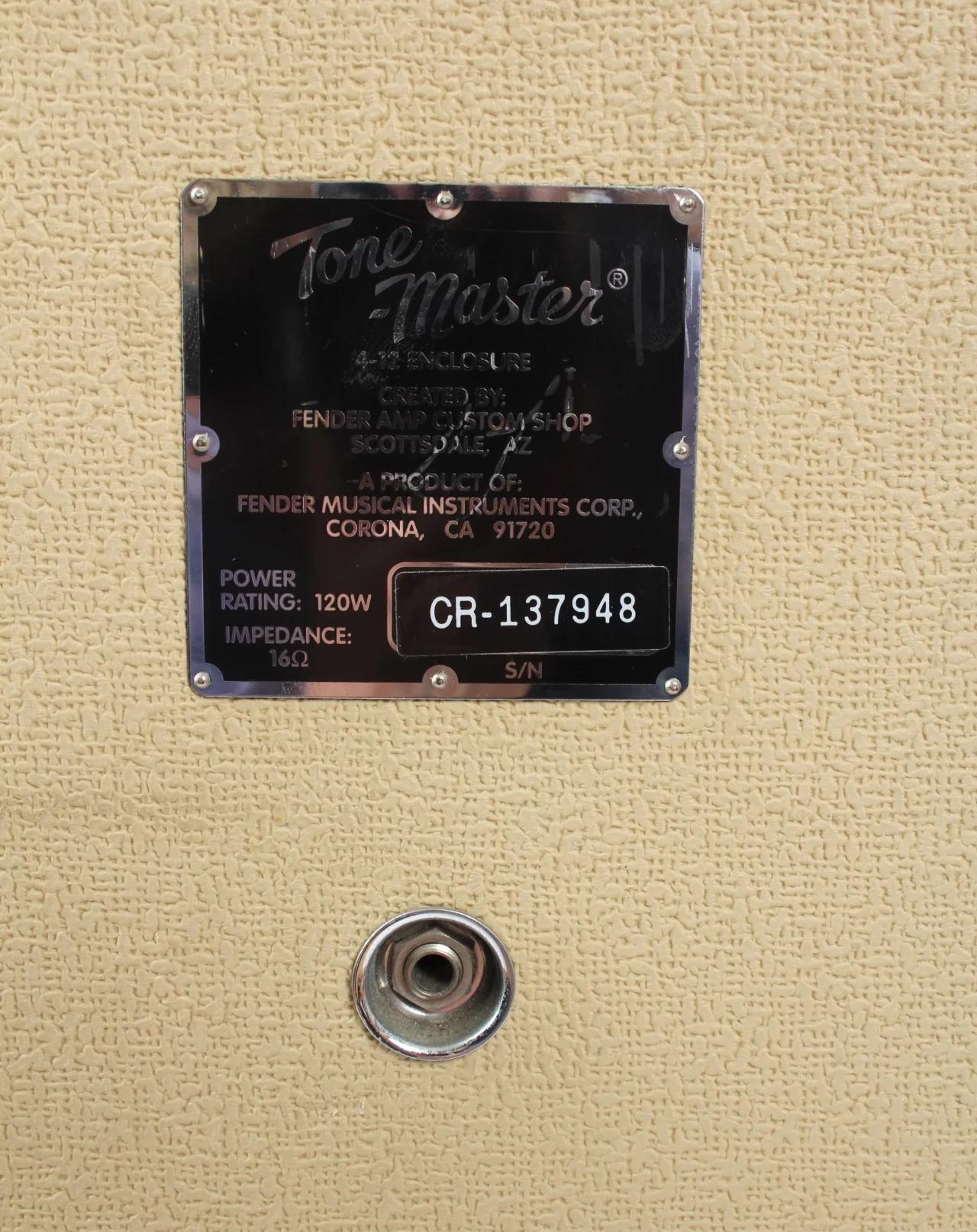 1990s Fender Custom Shop Tone-Master 4x12" blonde - Image 5
