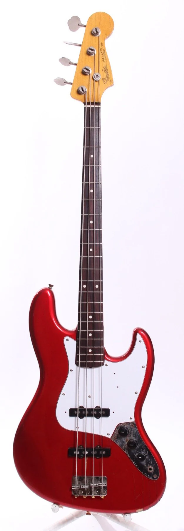1990s Fender Japan Jazz Bass 62 Reissue candy apple red