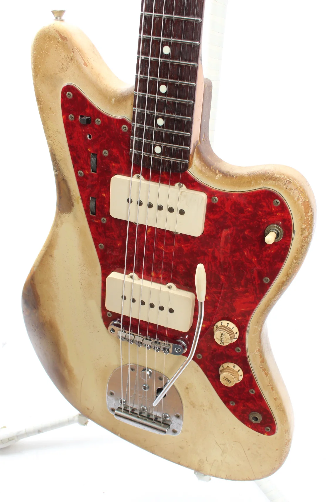 1990s Fender Jazzmaster 66 Reissue vintage white - Image 3