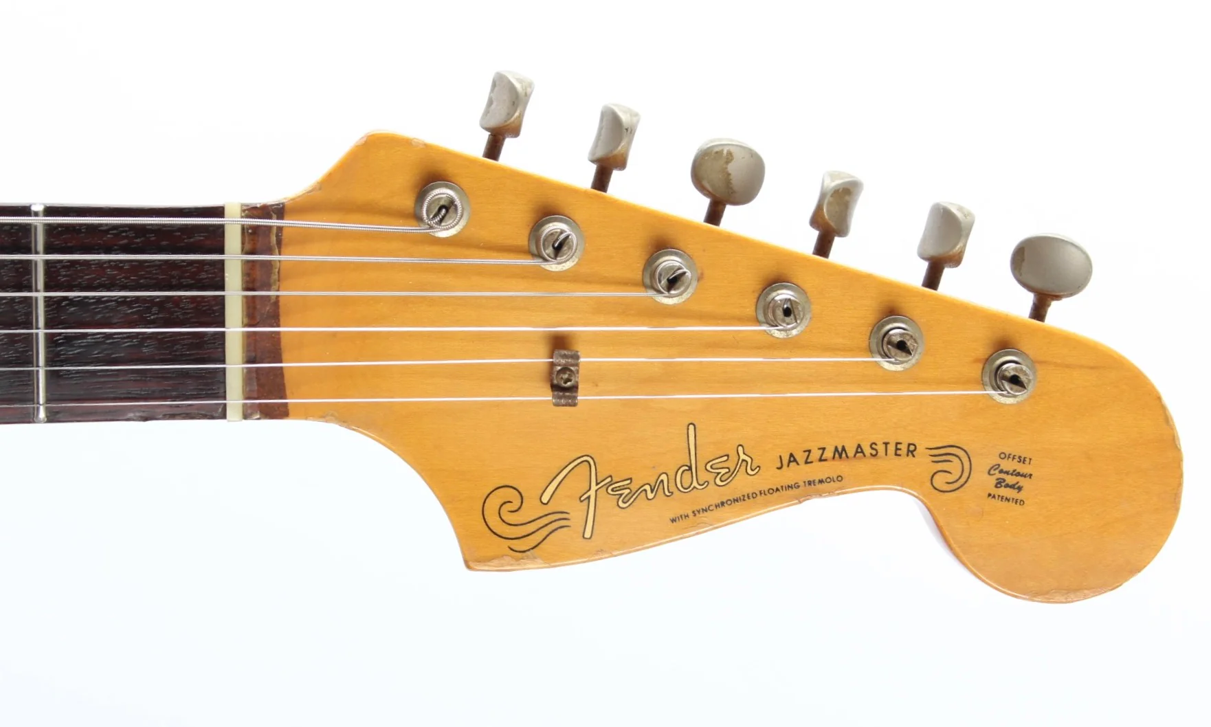 1990s Fender Jazzmaster 66 Reissue vintage white - Image 5