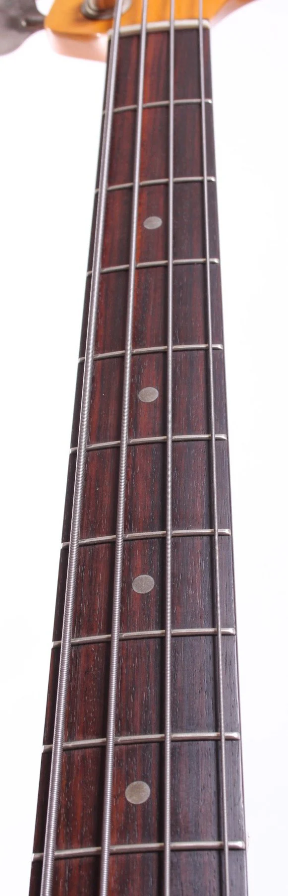 1990s Fender Precision Bass 66 Reissue ocean turquoise metallic - Image 4