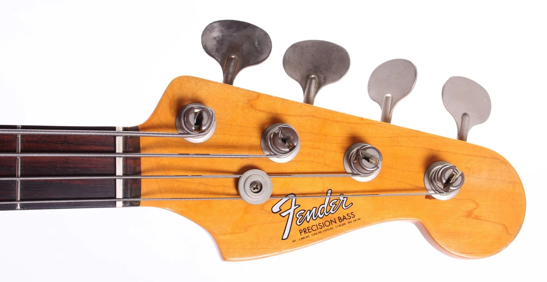 1990s Fender Precision Bass 66 Reissue ocean turquoise metallic - Image 5