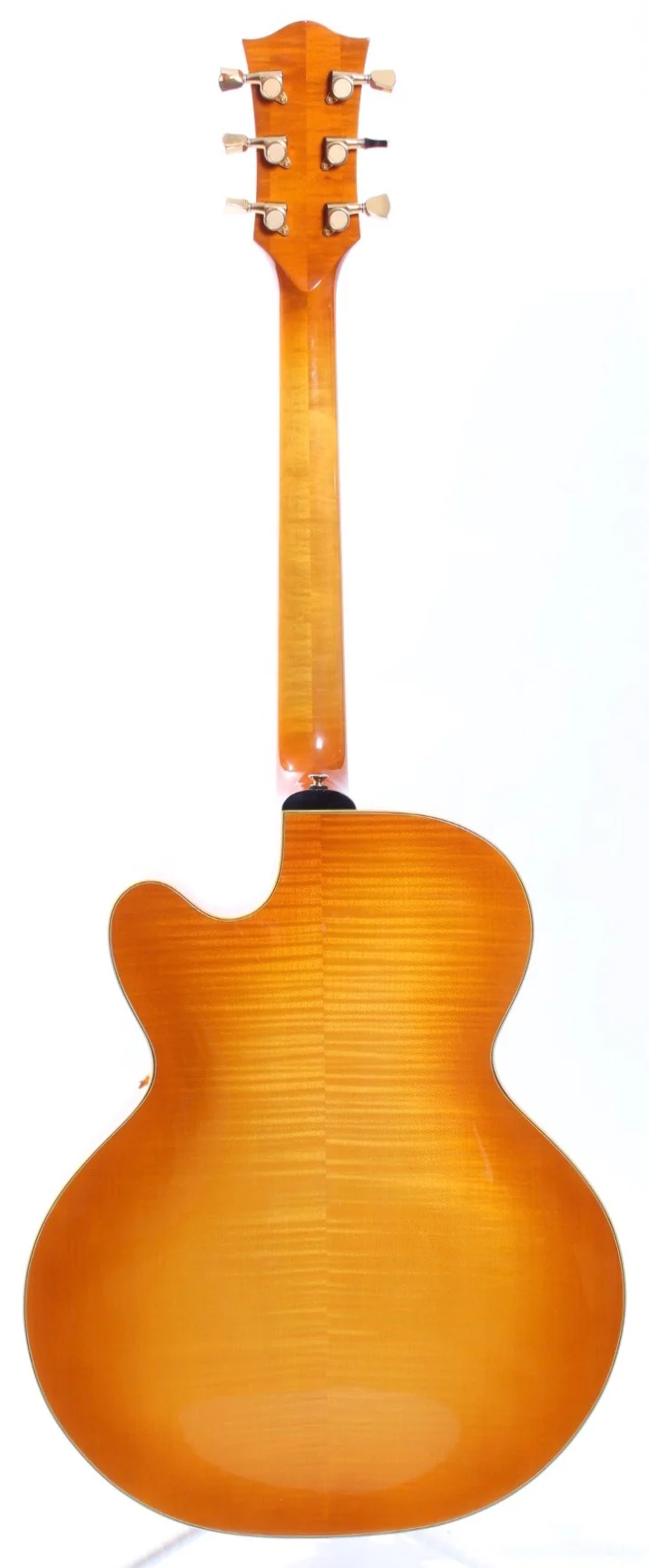 1990s Maurice Dupont 17" archtop honey burst - Image 6