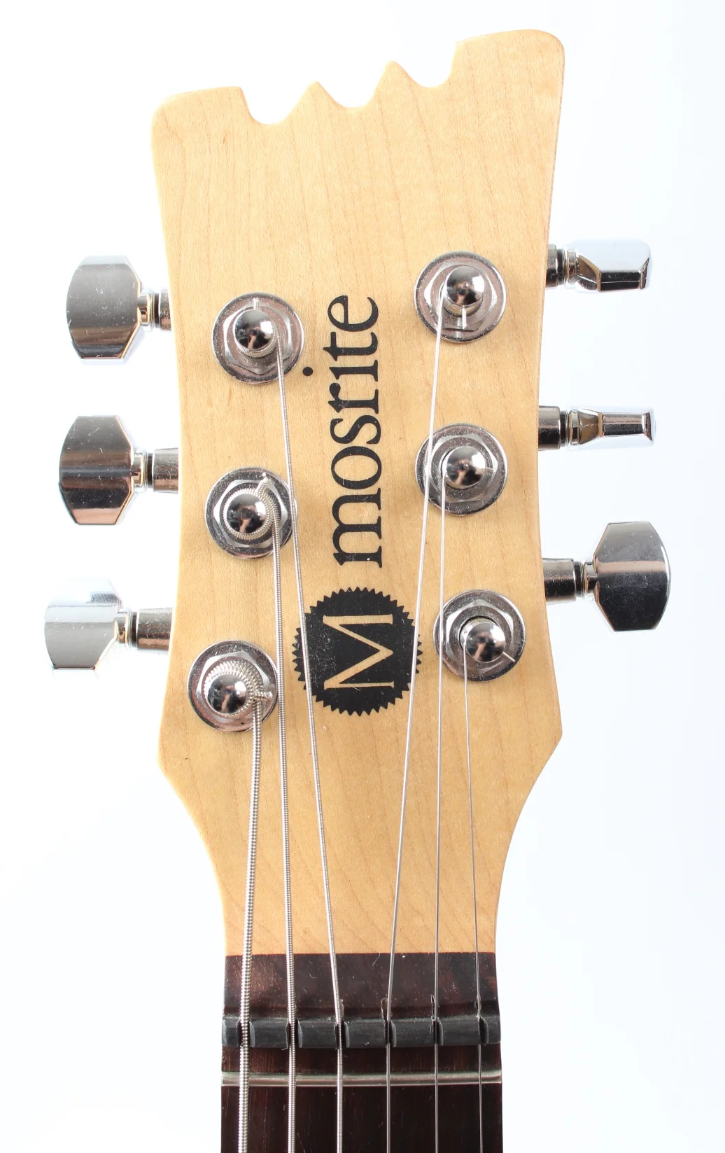 1990s Mosrite Mark 1 Mini Octave Guitar white - Image 5