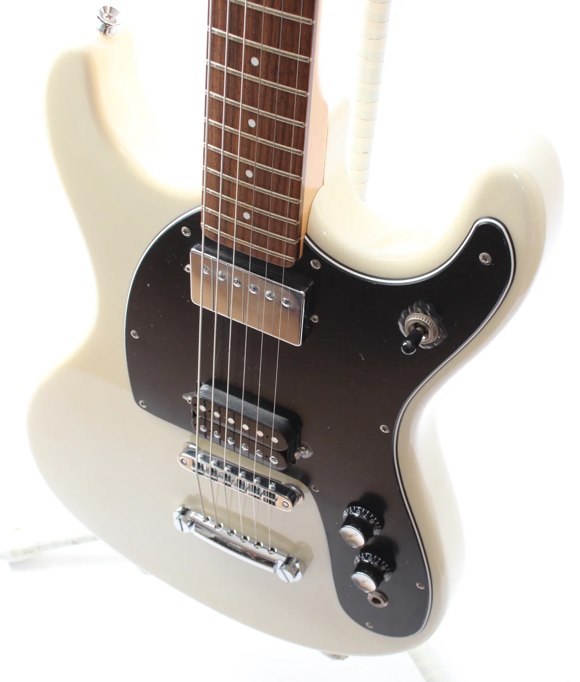 1990s Mosrite MKII double humbucker white - Image 3