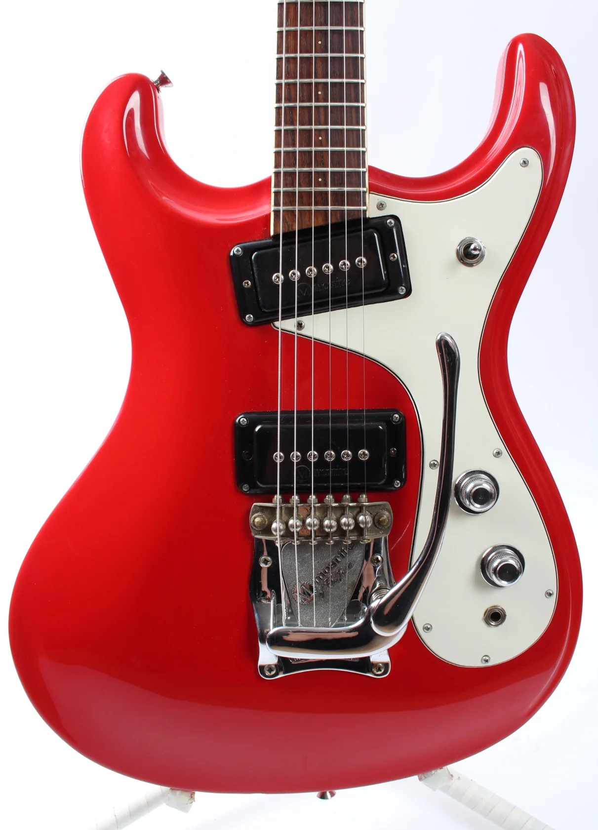 1990s Mosrite The Ventures MK1 lipstick red - Image 2