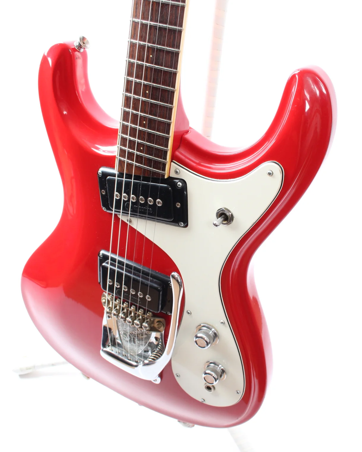 1990s Mosrite The Ventures MK1 lipstick red - Image 3