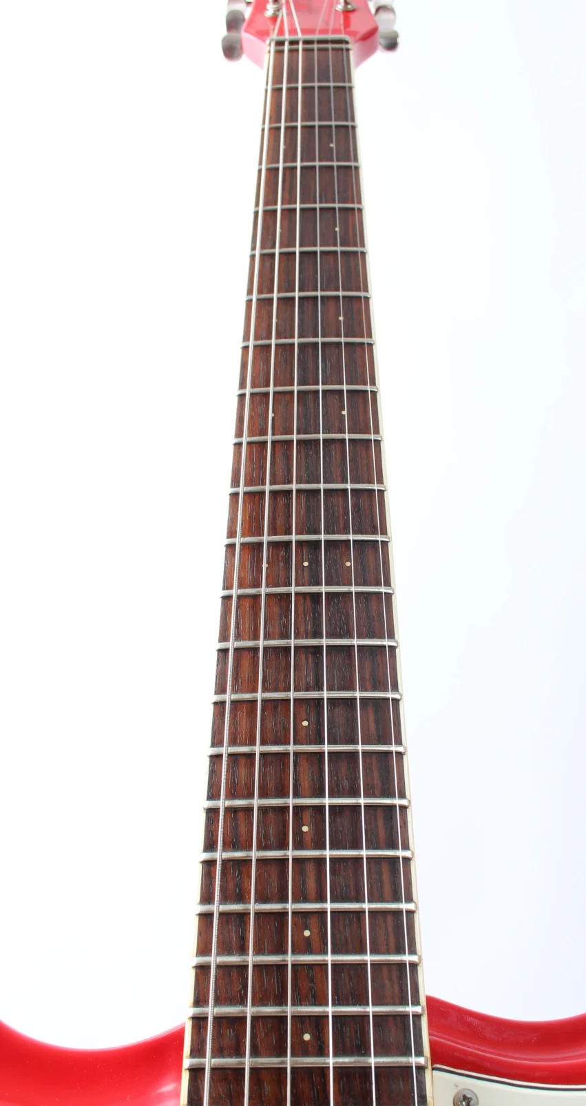 1990s Mosrite The Ventures MK1 lipstick red - Image 4