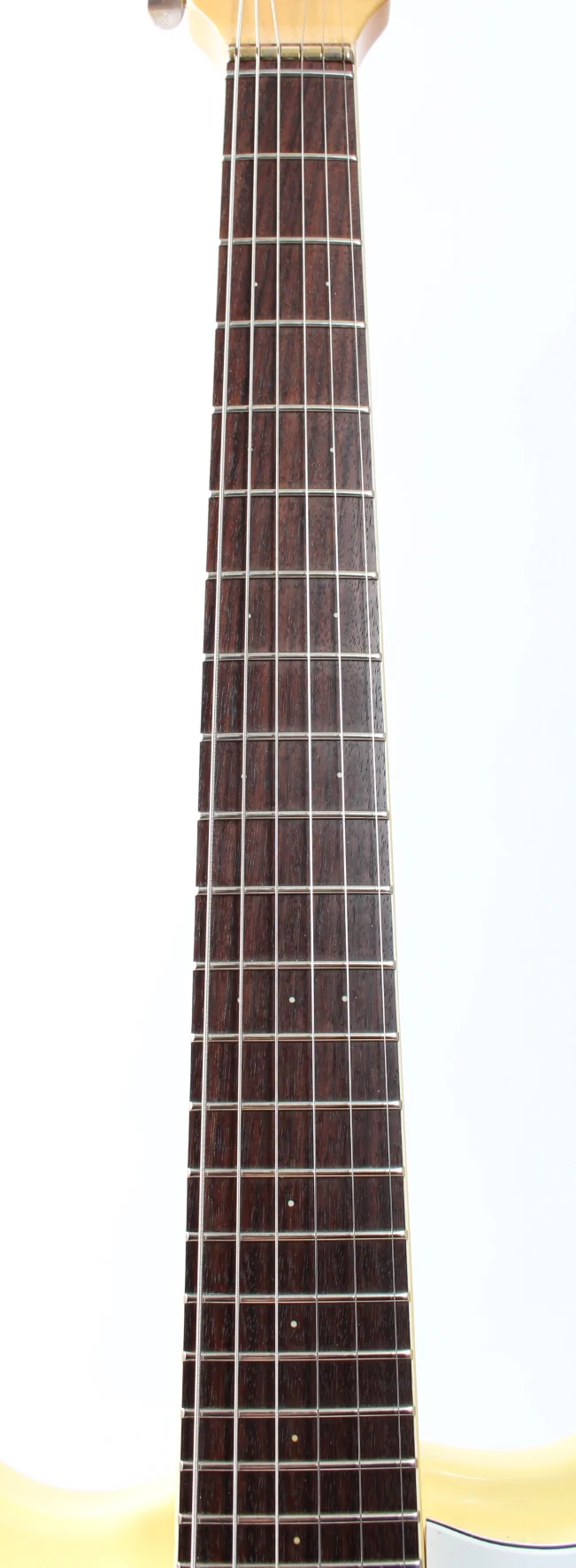1990s Mosrite The Ventures MK1 Short Scale vintage white - Image 4