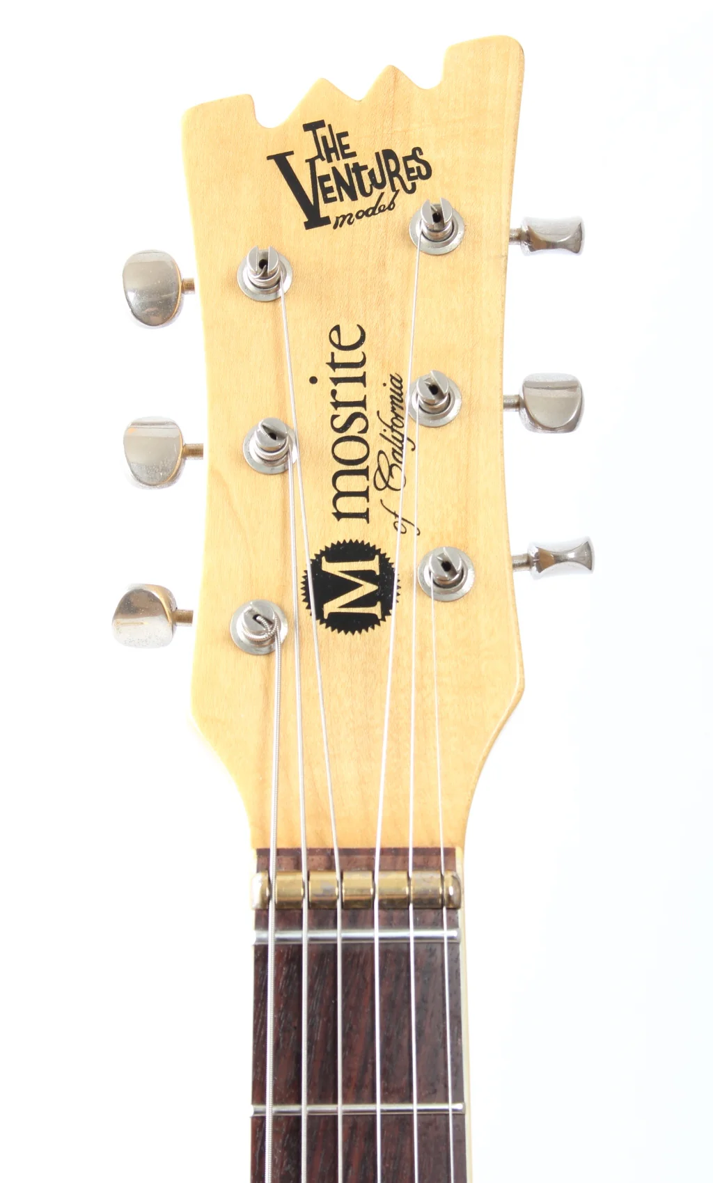 1990s Mosrite The Ventures MK1 Short Scale vintage white - Image 5