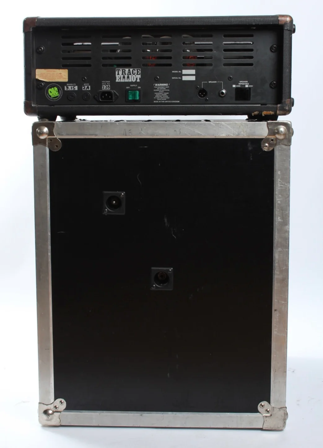 1990s Trace Elliot Quatra Valve w/ Mesa Boogie Road Ready 1x15" - Image 10