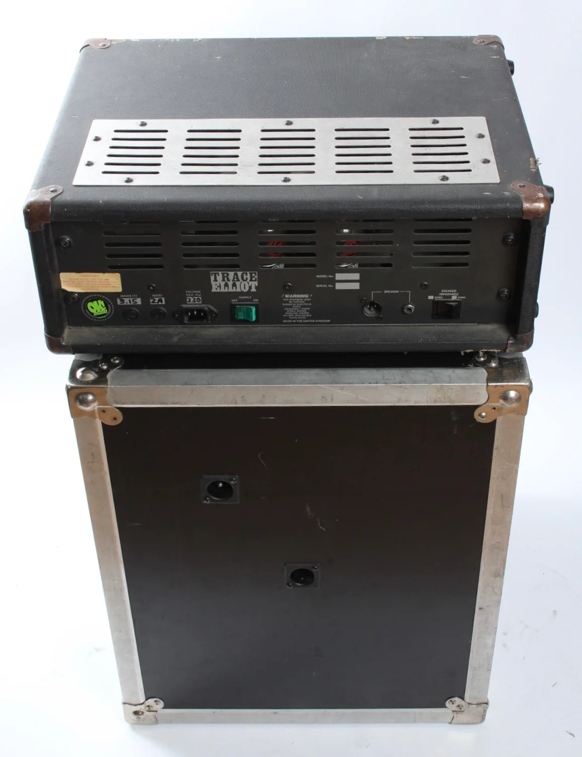 1990s Trace Elliot Quatra Valve w/ Mesa Boogie Road Ready 1x15" - Image 6