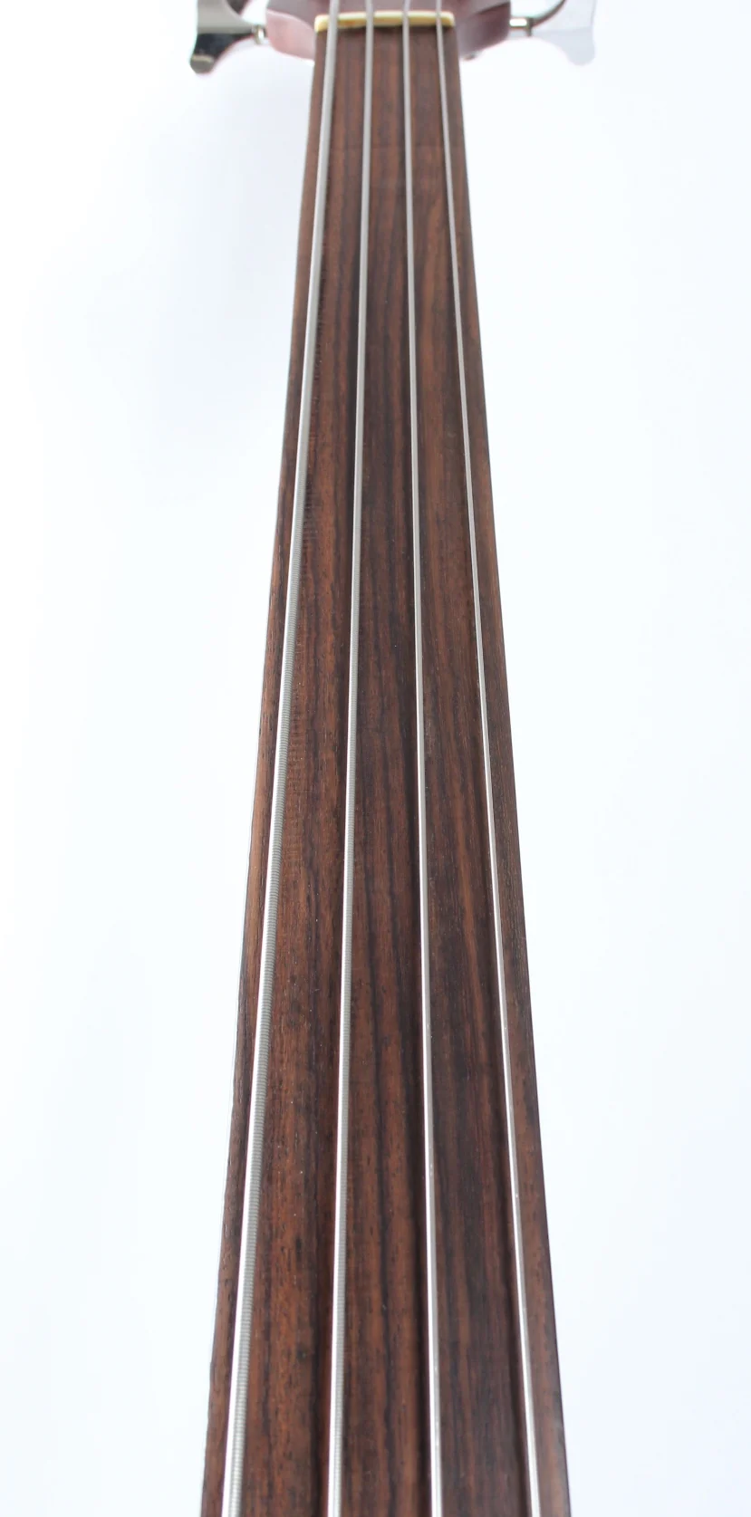 1990s Vester VAB358EQ fretless bass natural - Image 4