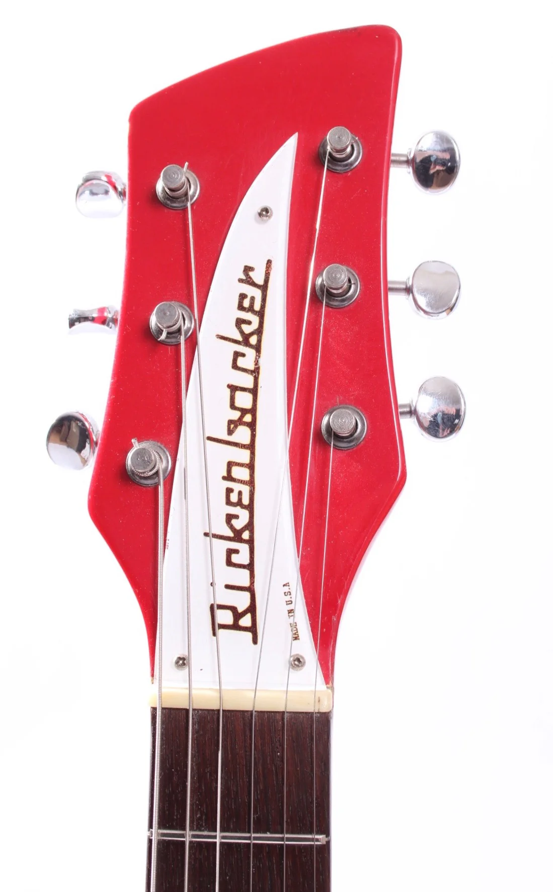 1990s Xmas Guitar Company Mersey Mini Rick red - Image 5
