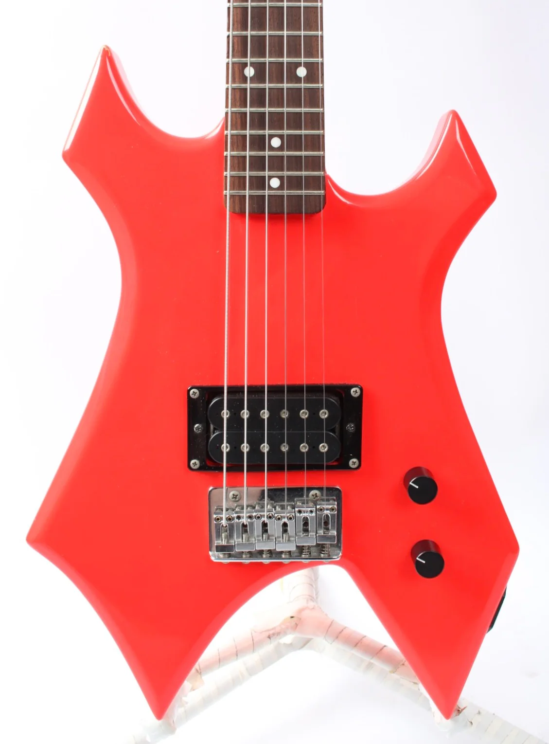 1991 BC Rich Warlock Mini porsche red - Image 2