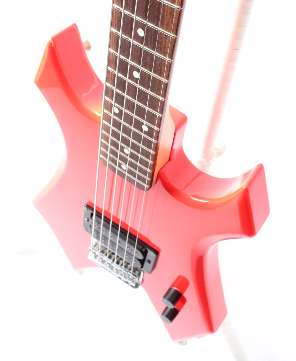 1991 BC Rich Warlock Mini porsche red - Image 3