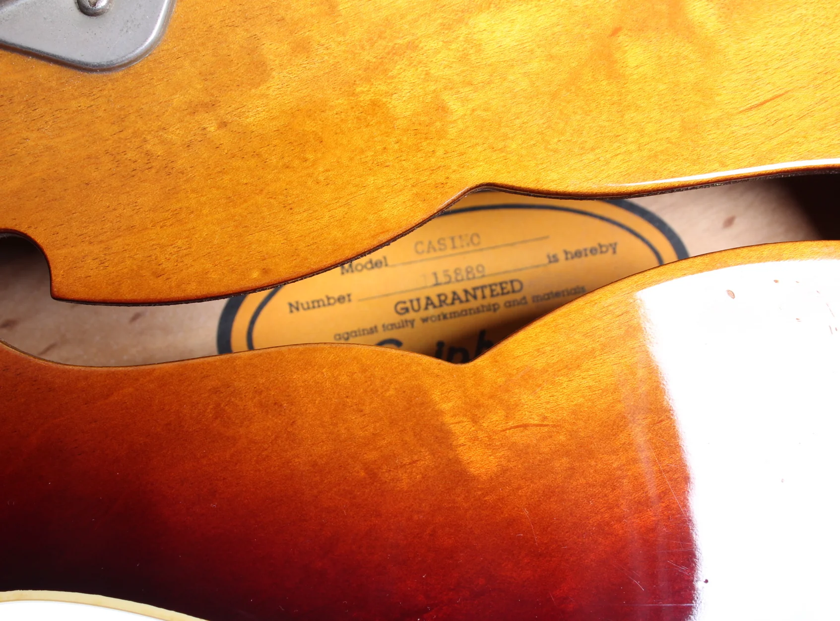 1991 Epiphone Casino sunburst - Image 11