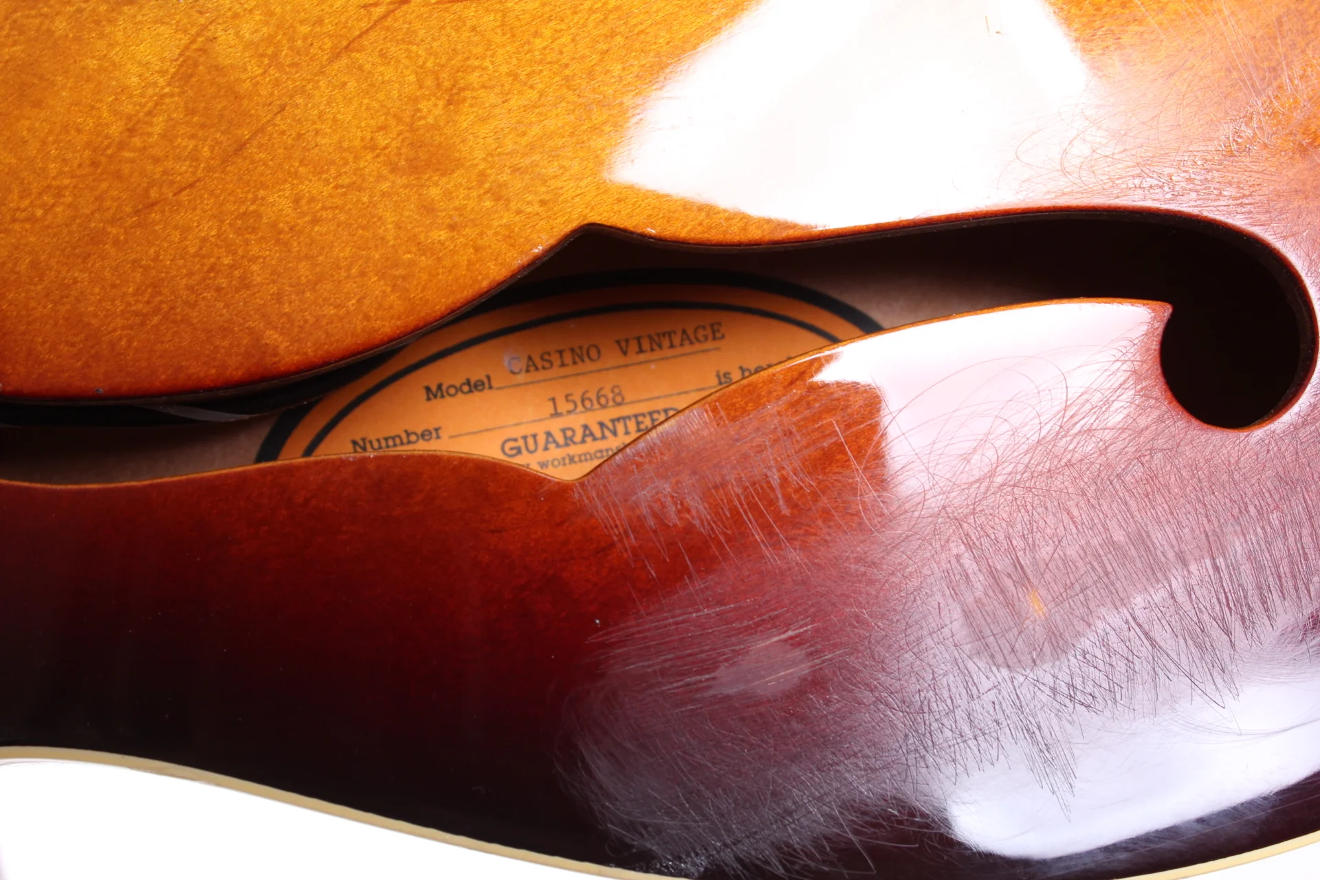 1991 Epiphone Casino sunburst - Image 11