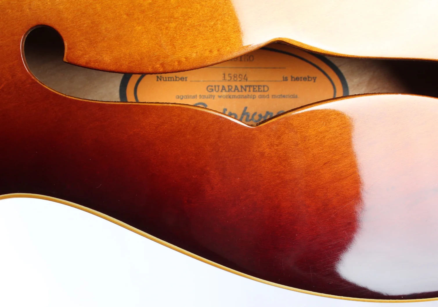 1991 Epiphone Casino sunburst - Image 11