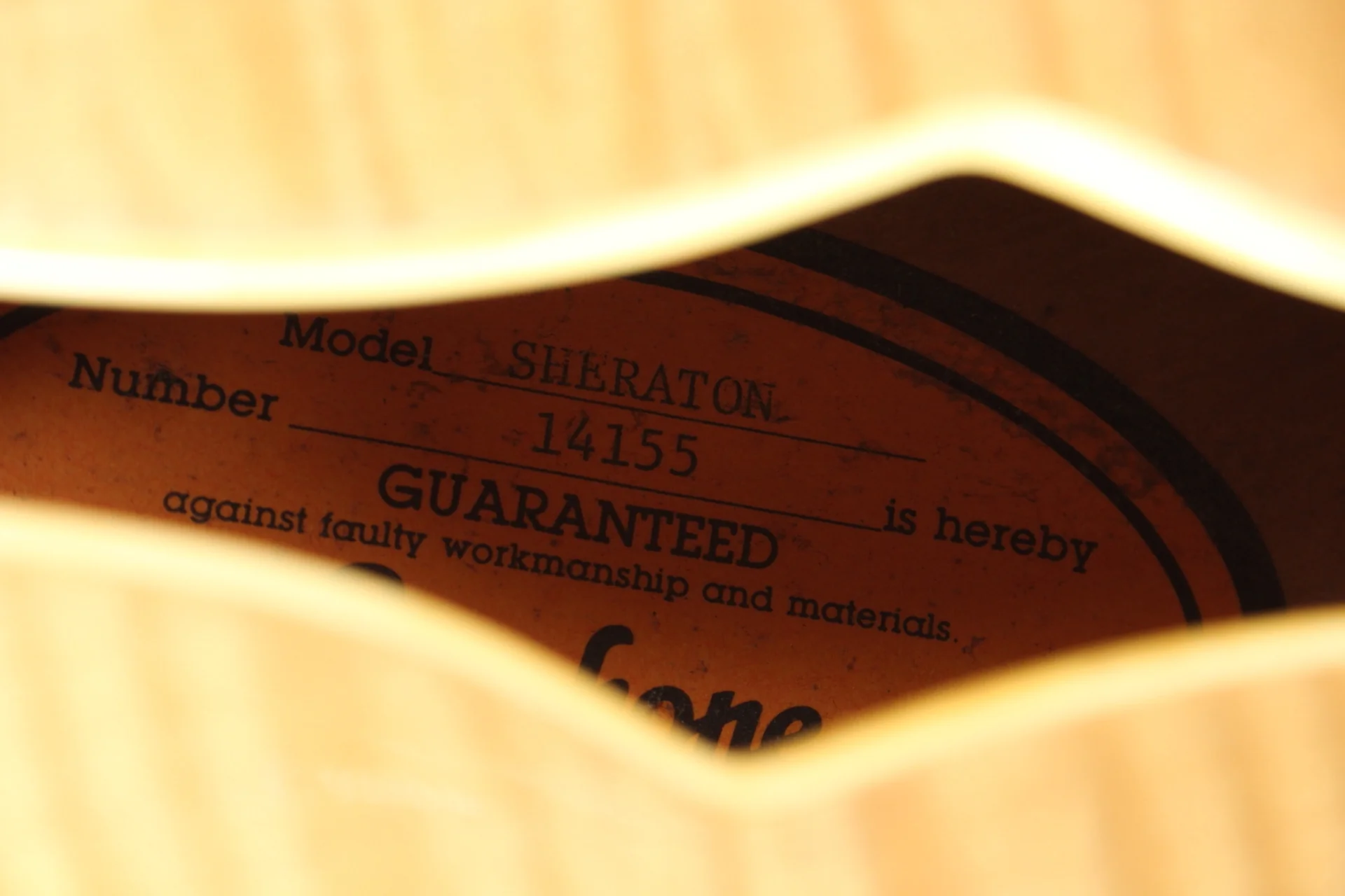 1991 Epiphone Sheraton natural blonde - Image 11