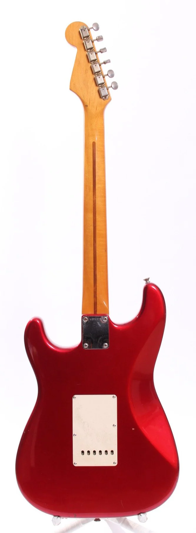 1991 Fender American Vintage 57 Reissue Stratocaster candy apple red - Image 6