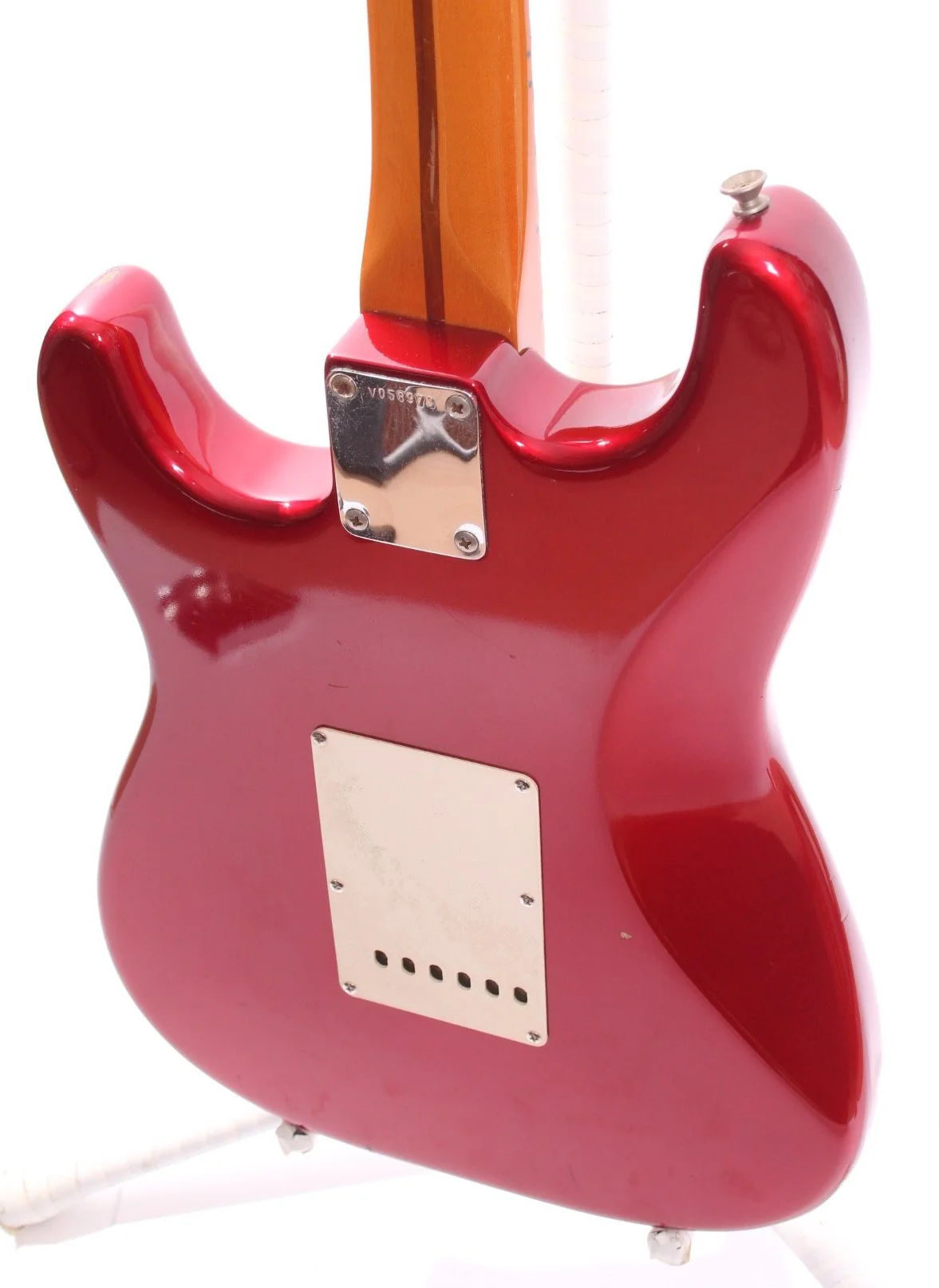 1991 Fender American Vintage 57 Reissue Stratocaster candy apple red - Image 8