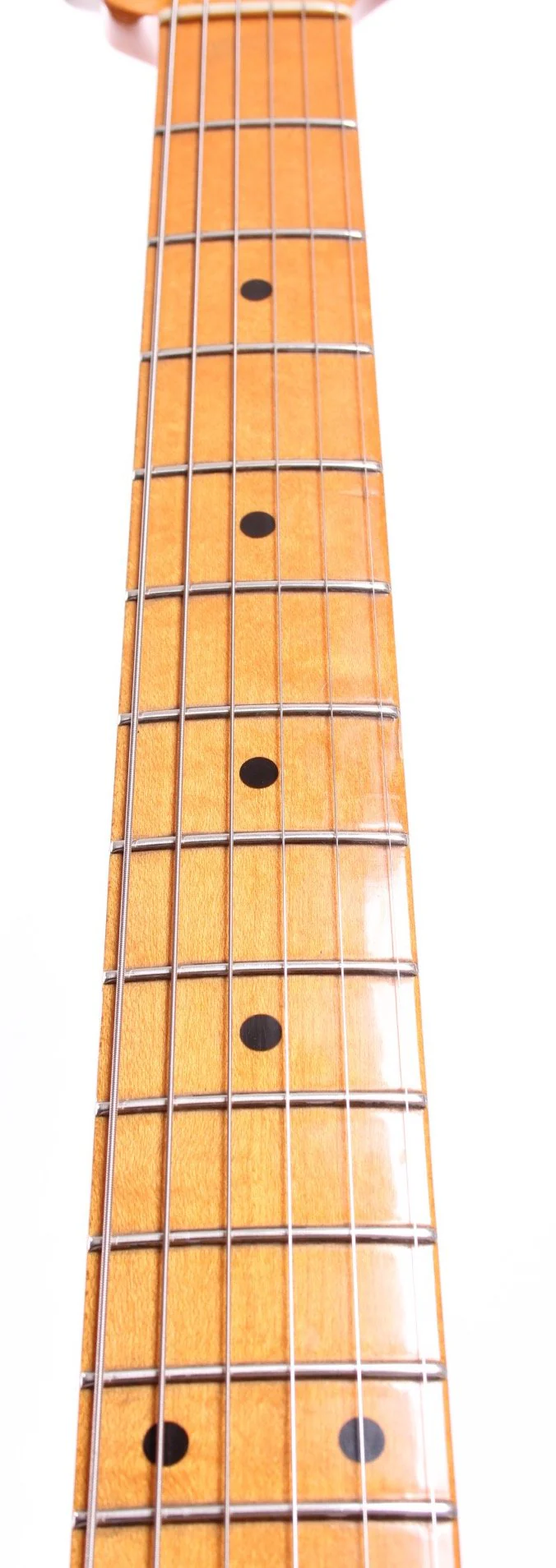 1991 Fender American Vintage 57 Reissue Stratocaster fiesta red - Image 4