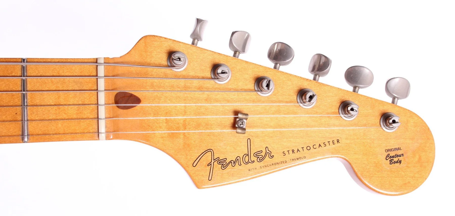 1991 Fender American Vintage 57 Reissue Stratocaster fiesta red - Image 5