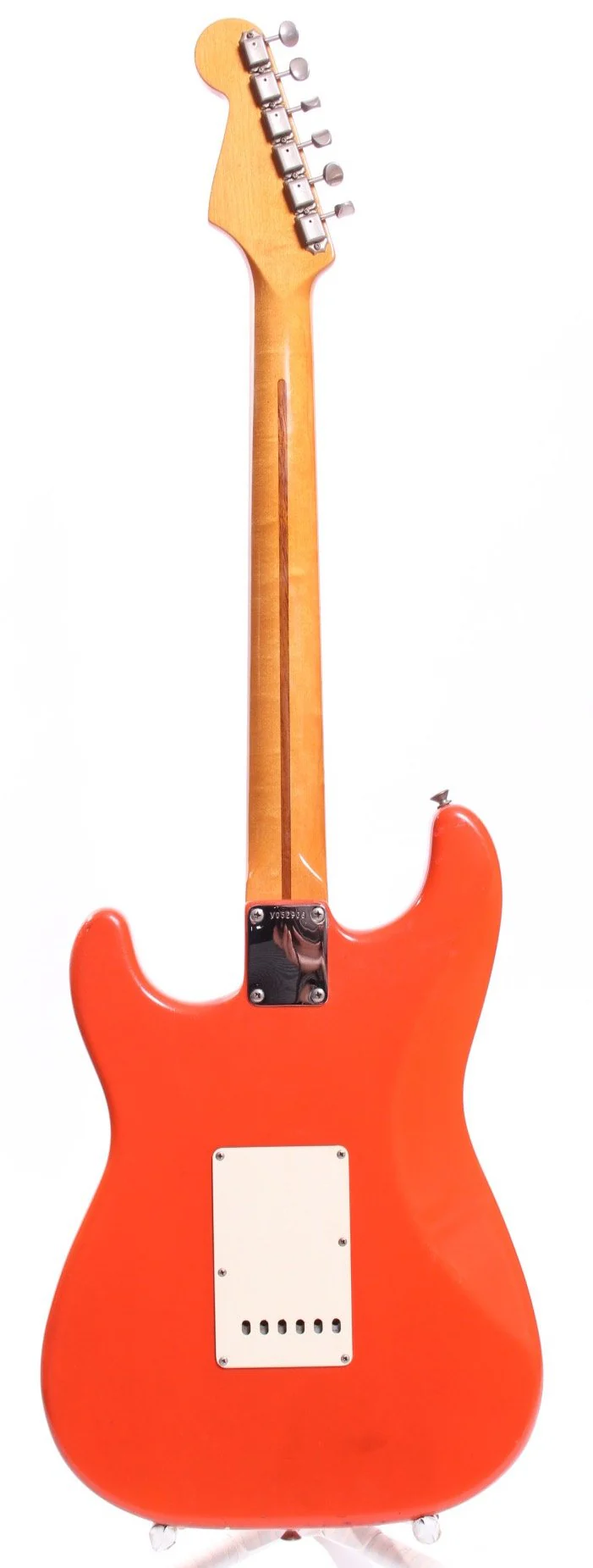 1991 Fender American Vintage 57 Reissue Stratocaster fiesta red - Image 6