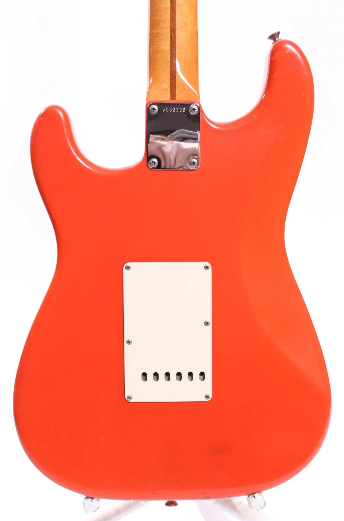 1991 Fender American Vintage 57 Reissue Stratocaster fiesta red - Image 7