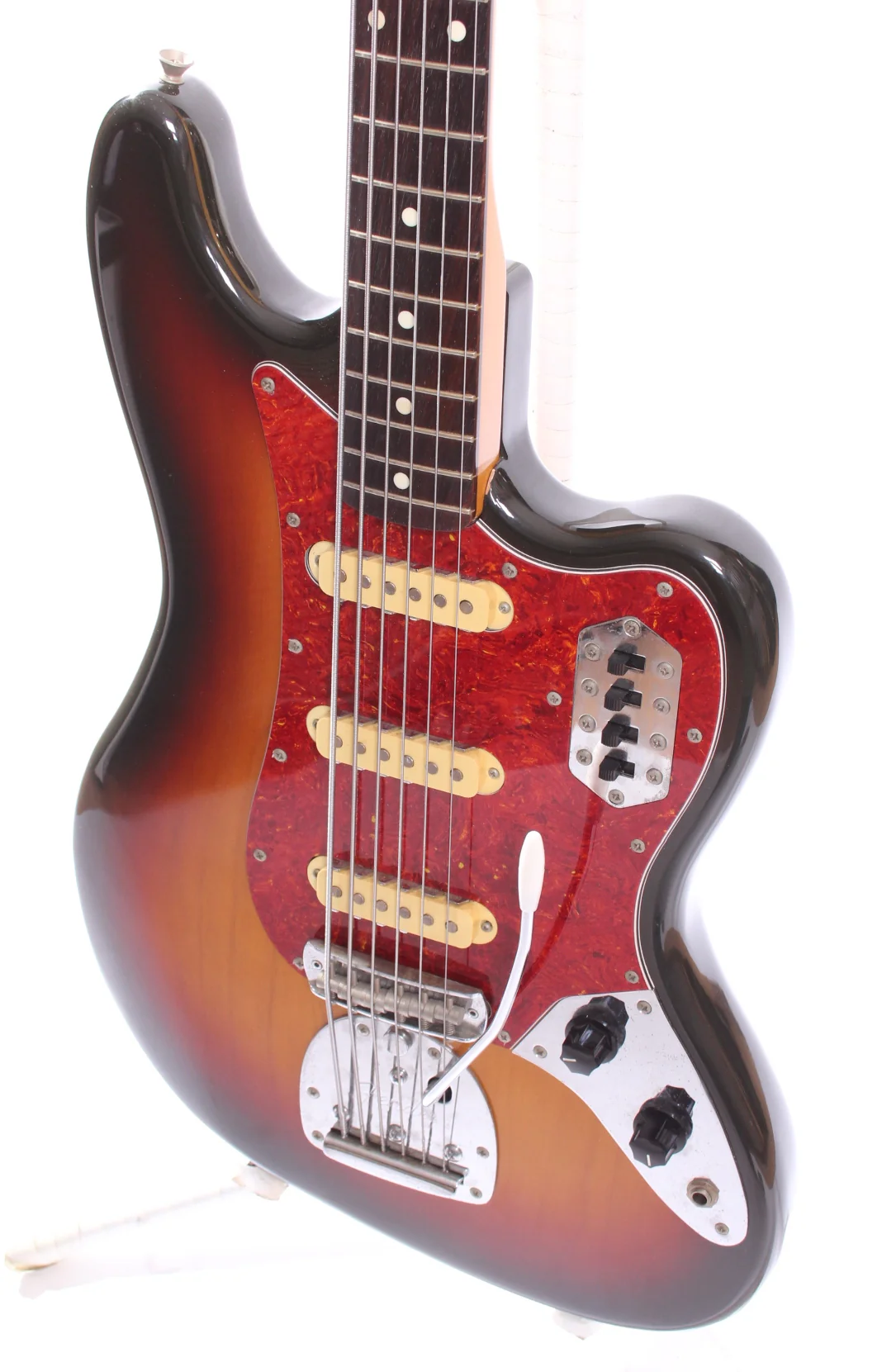 1991 Fender Bass VI Custom Edition sunburst - Image 3