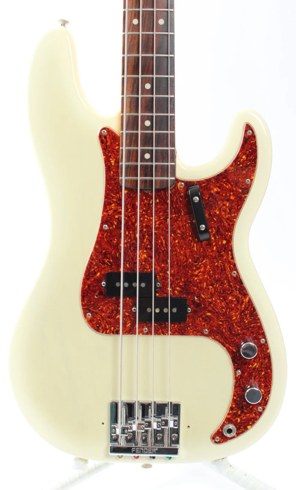 1991 Fender Custom Shop Precision Bass 62 Reissue Yamano white burst - Image 2