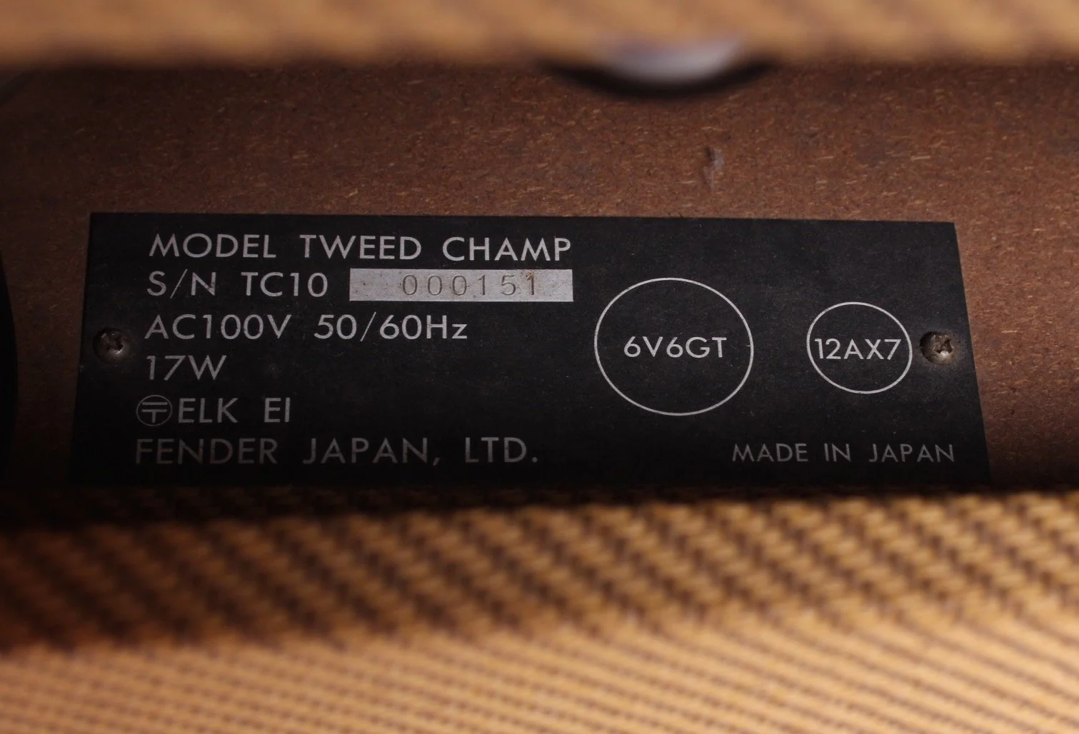 1991 Fender Custom Shop Tweed Champ - Image 6
