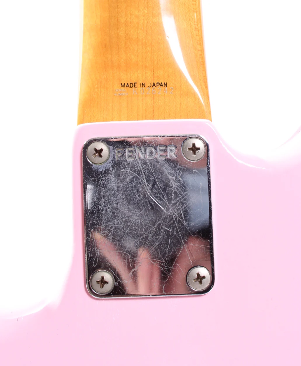 1991 Fender Jazz Bass 62 Reissue shell pink - Image 9