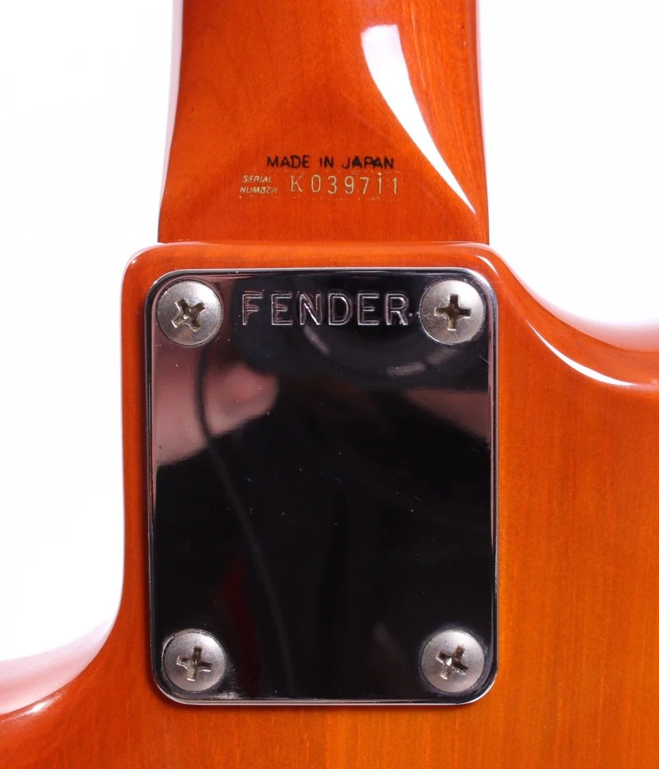 1991 Fender Jazzmaster 62 Reissue custom order orange burst - Image 11