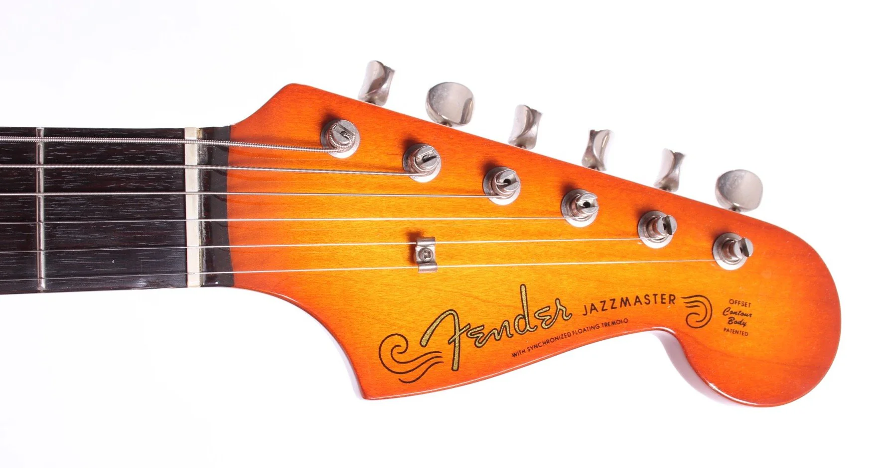 1991 Fender Jazzmaster 62 Reissue custom order orange burst - Image 5