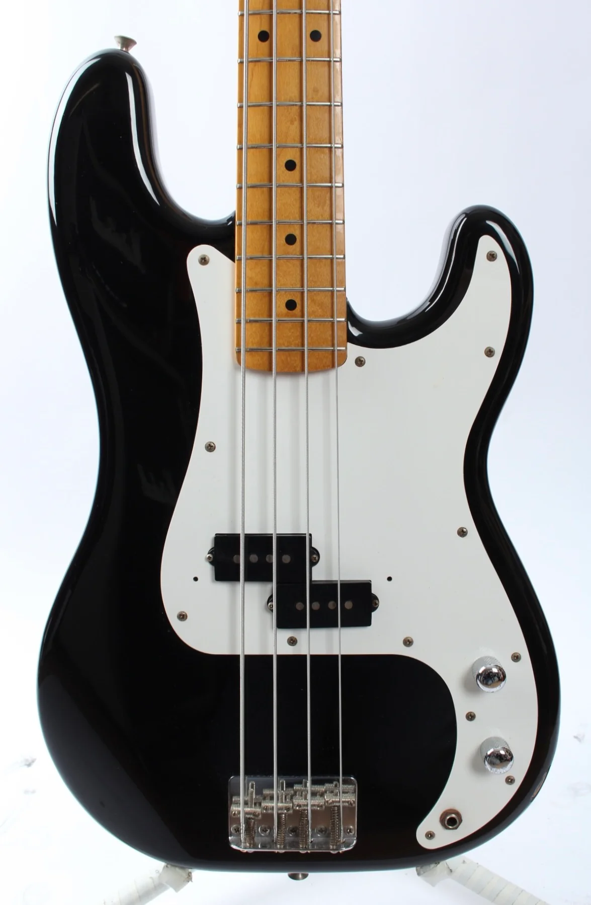 1991 Fender Precision Bass 57 Reissue black - Image 2