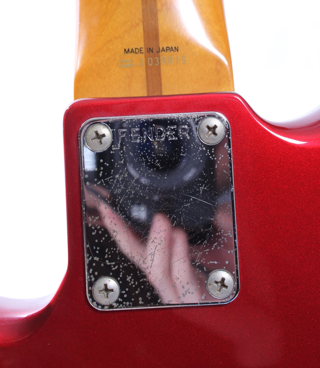 1991 Fender Precision Bass 57 Reissue candy apple red - Image 11