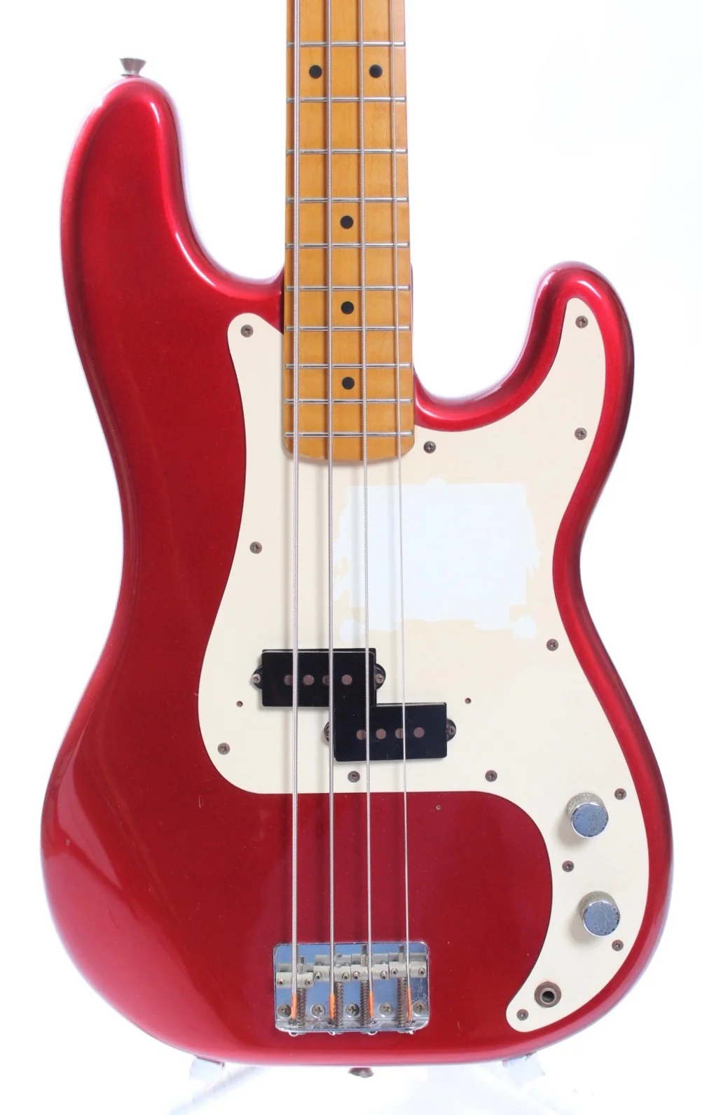 1991 Fender Precision Bass 57 Reissue candy apple red - Image 2