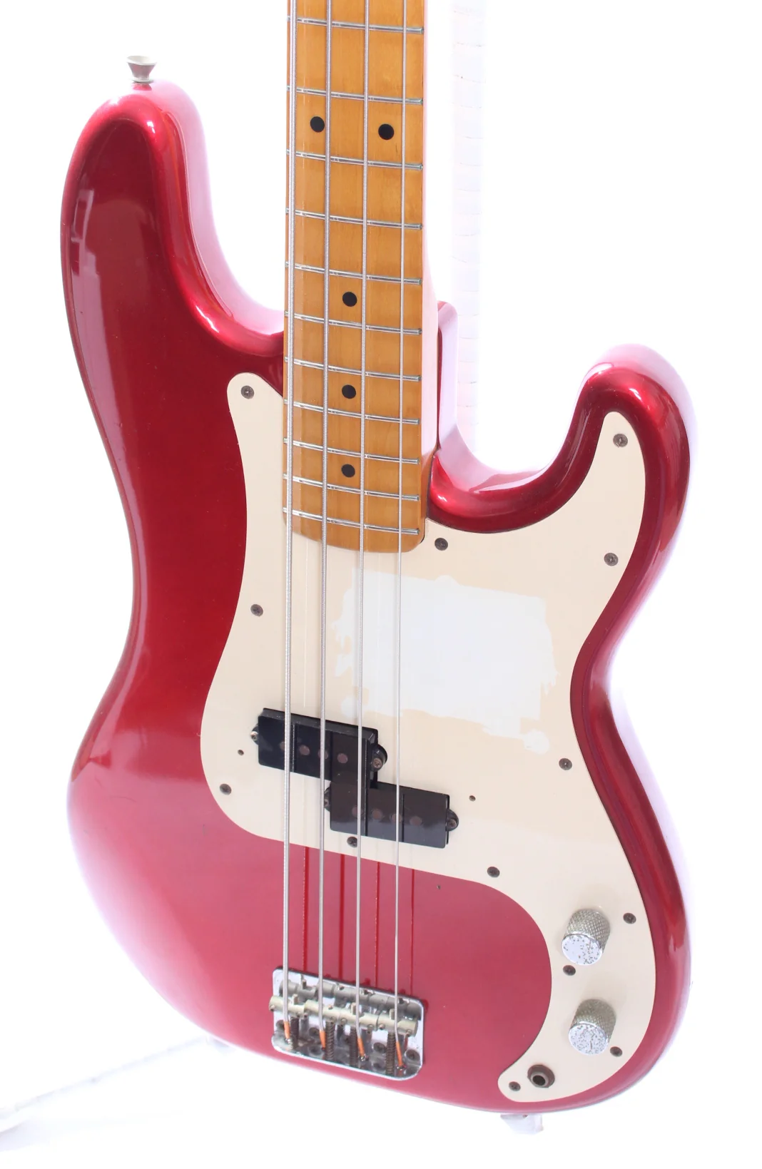 1991 Fender Precision Bass 57 Reissue candy apple red - Image 3