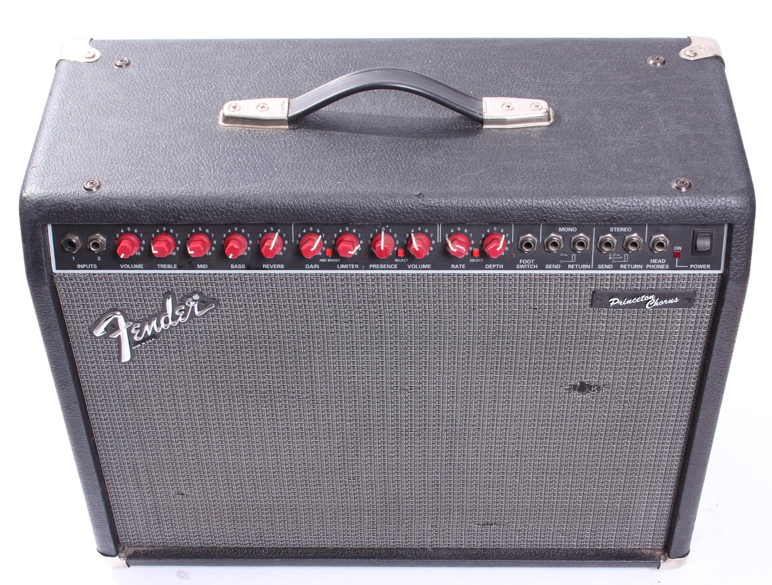 1991 Fender Princeton Chorus red knob - Image 2