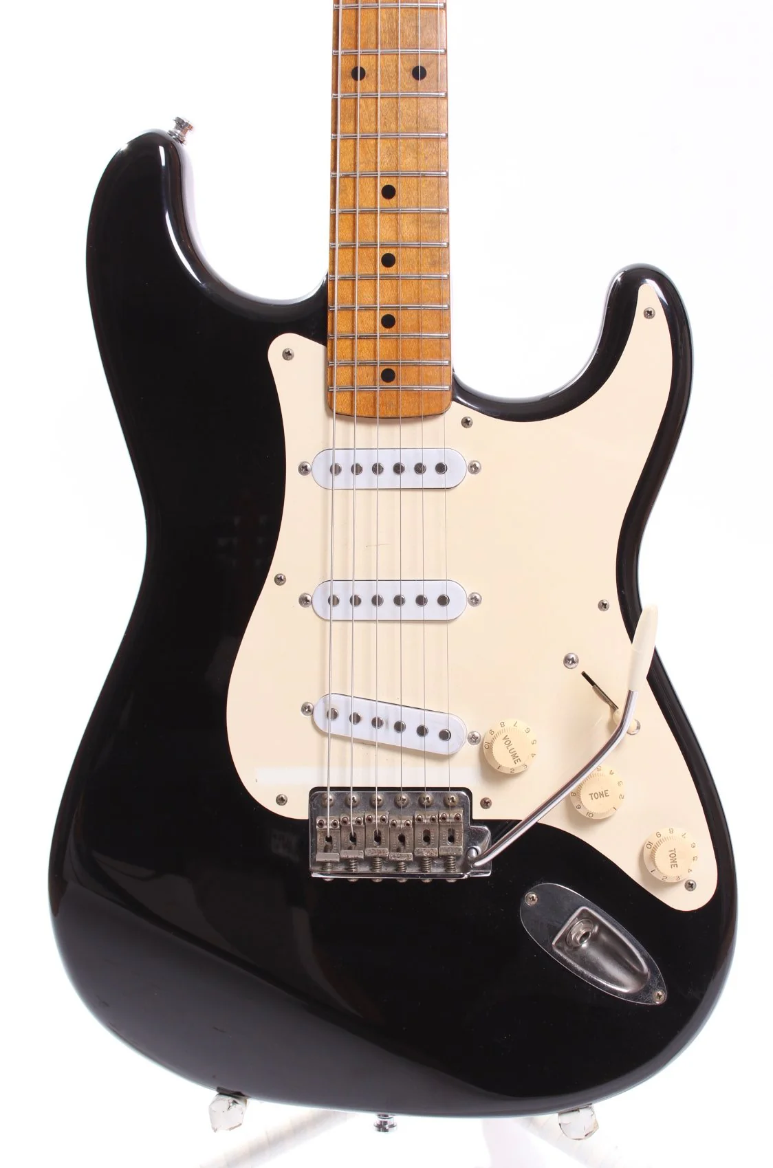 1991 Fender Stratocaster 54 Reissue black - Image 2