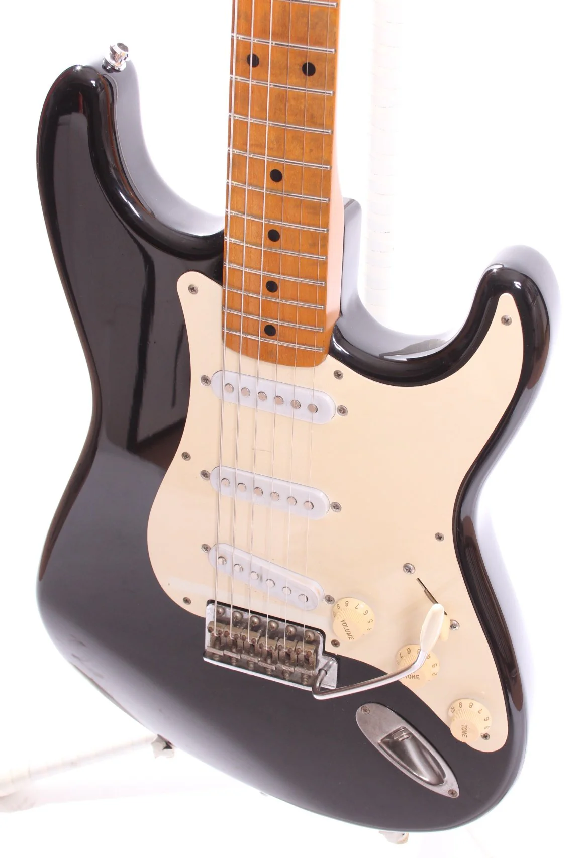 1991 Fender Stratocaster 54 Reissue black - Image 3