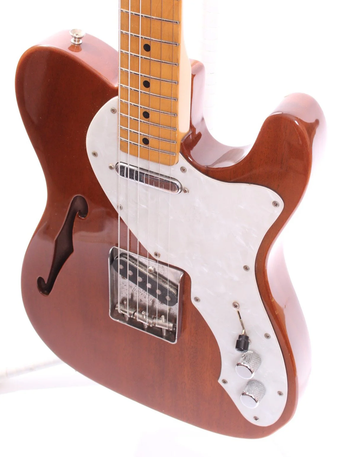 1991 Fender Telecaster Thinline 69 Reissue mahogany - Image 3