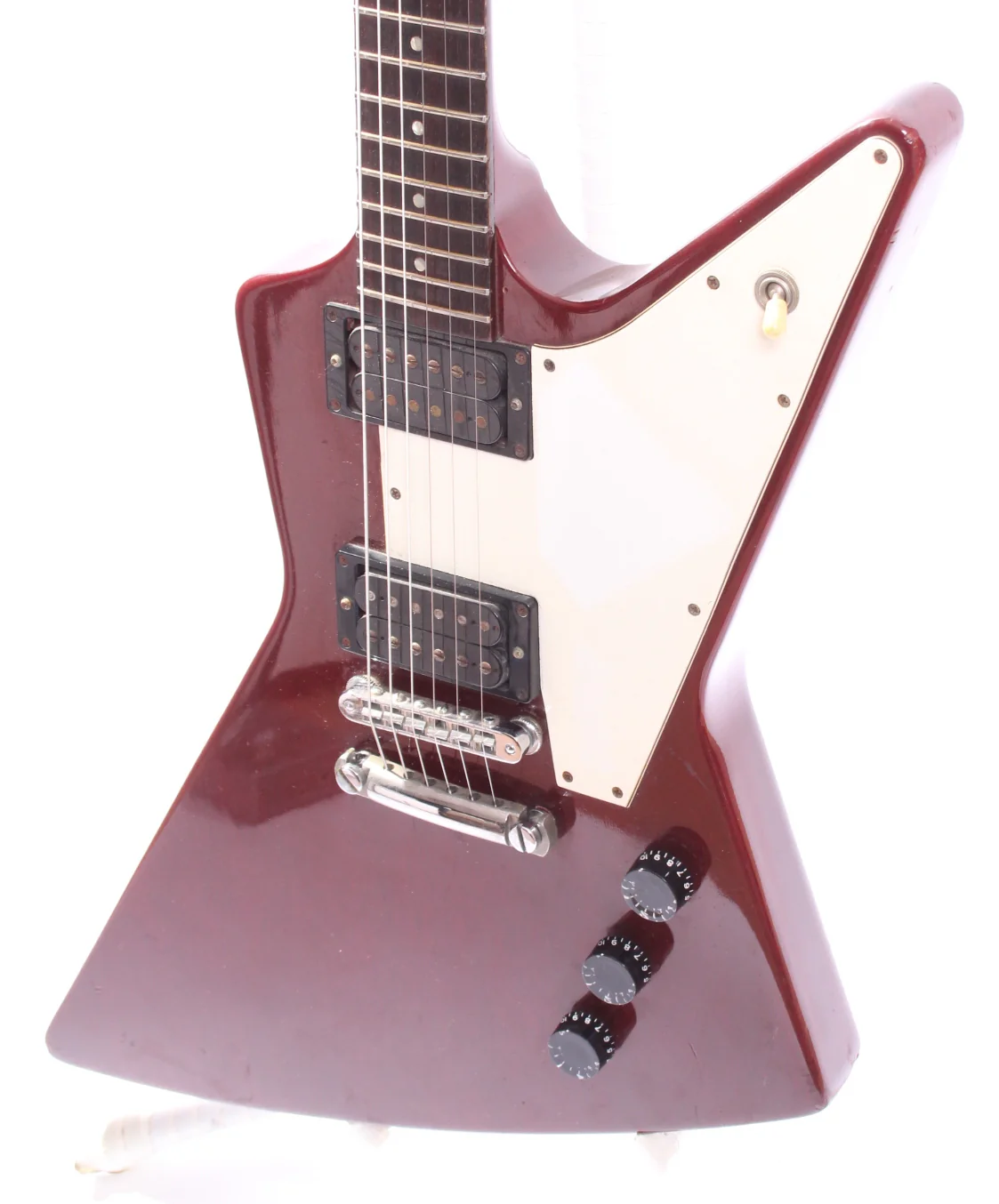 1991 Gibson Explorer Reissue cherry red - Image 3