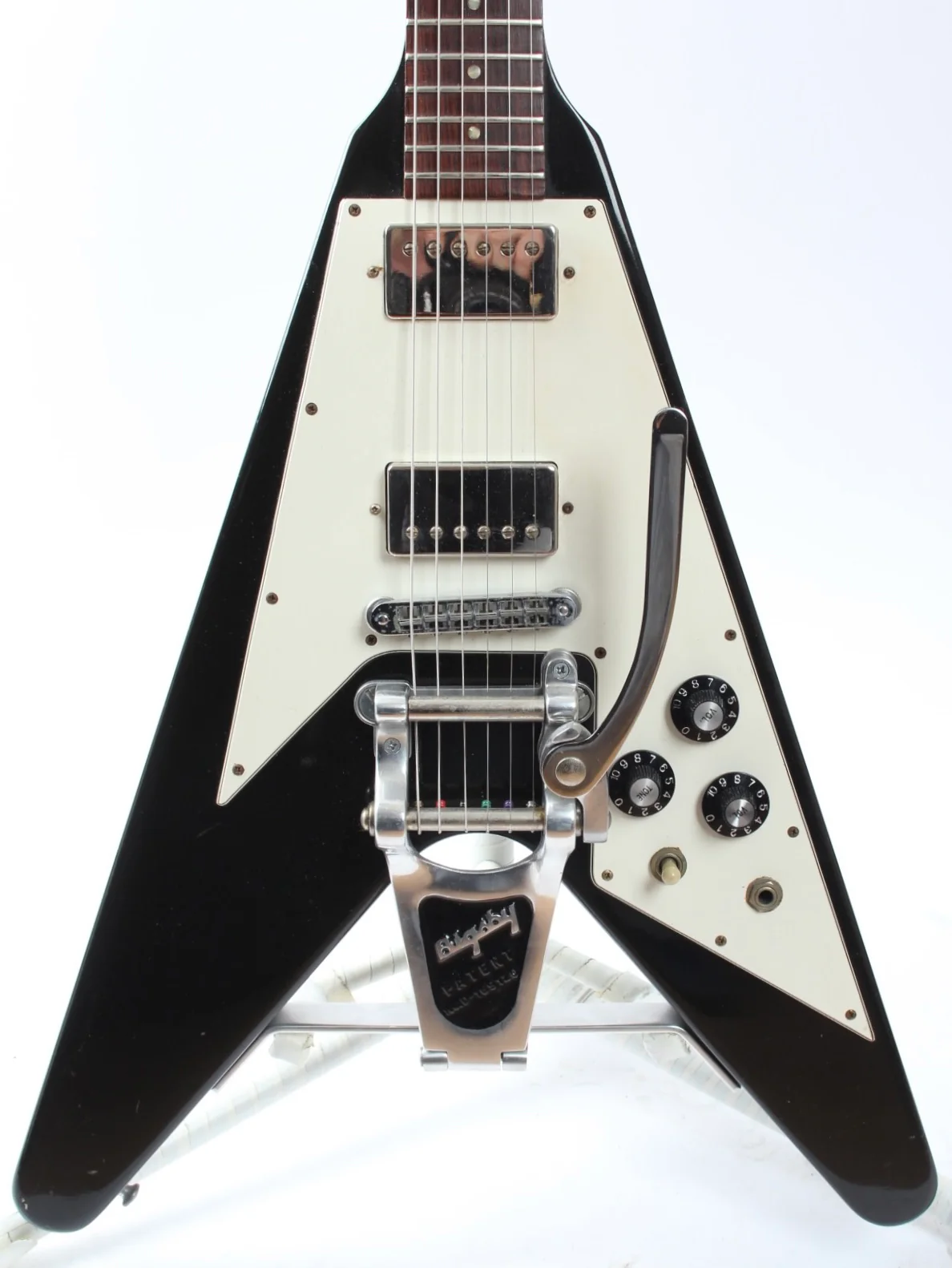 1991 Gibson Flying 67 Bigsby ebony - Image 2