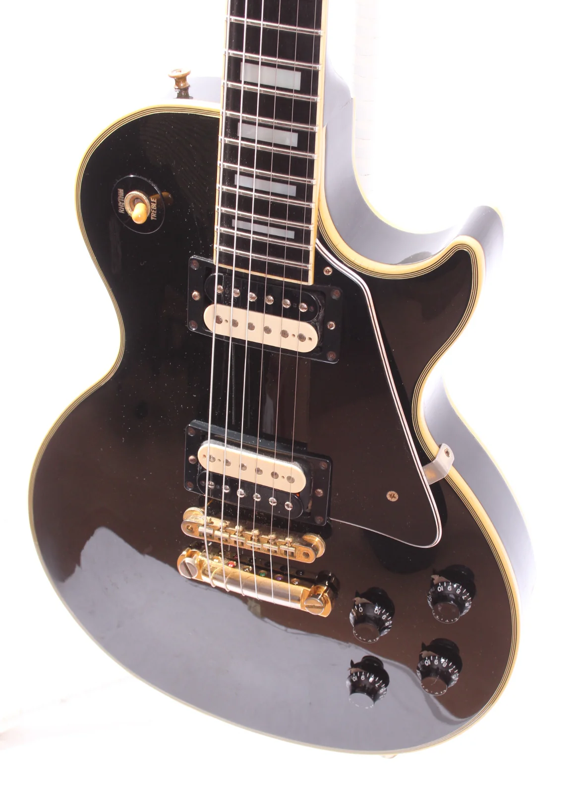 1991 Gibson Les Paul Custom '57 Pre-Historic Reissue ebony - Image 3