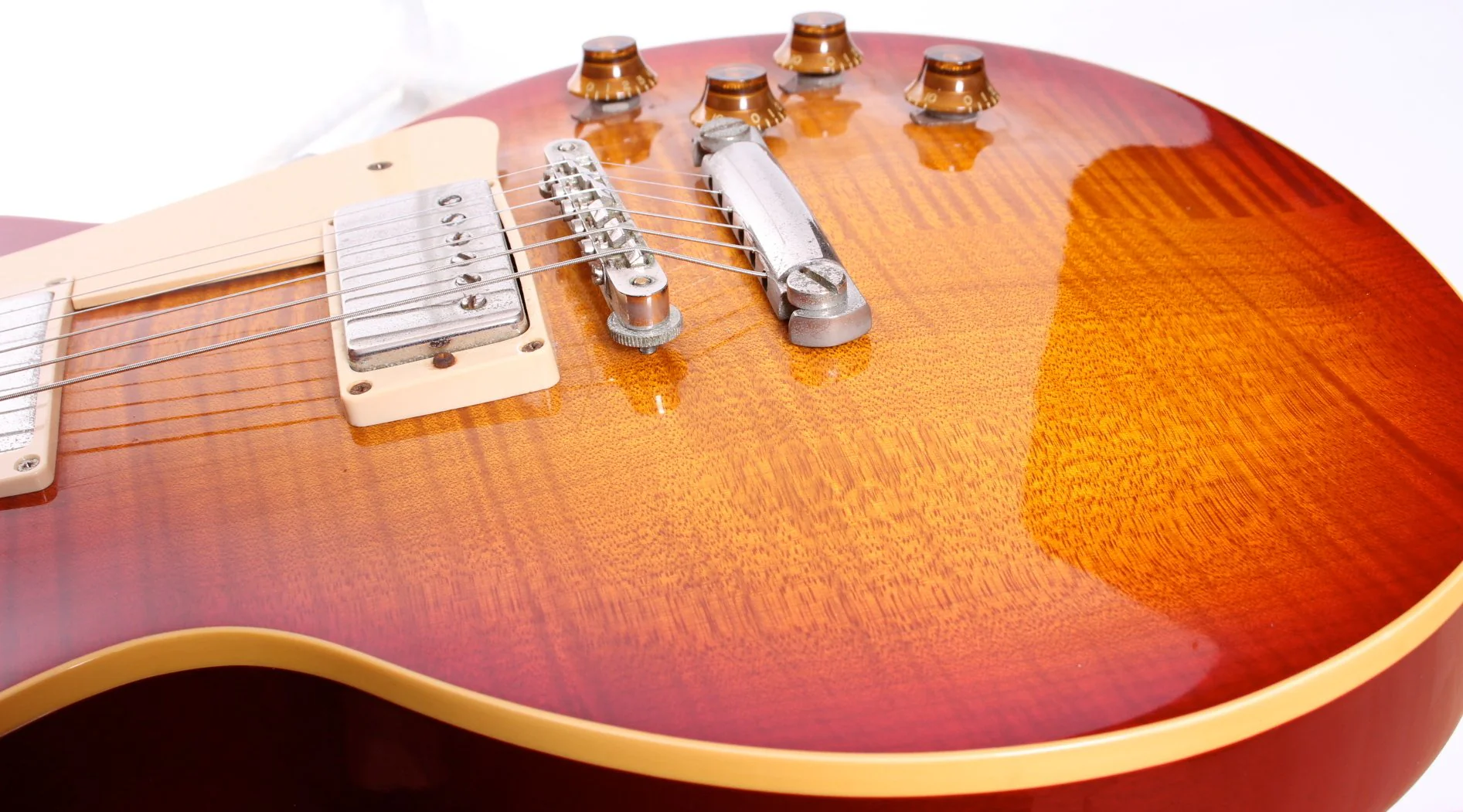 1991 Gibson Les Paul Flametop Reissue Yamano heritage cherry sunburst - Image 12
